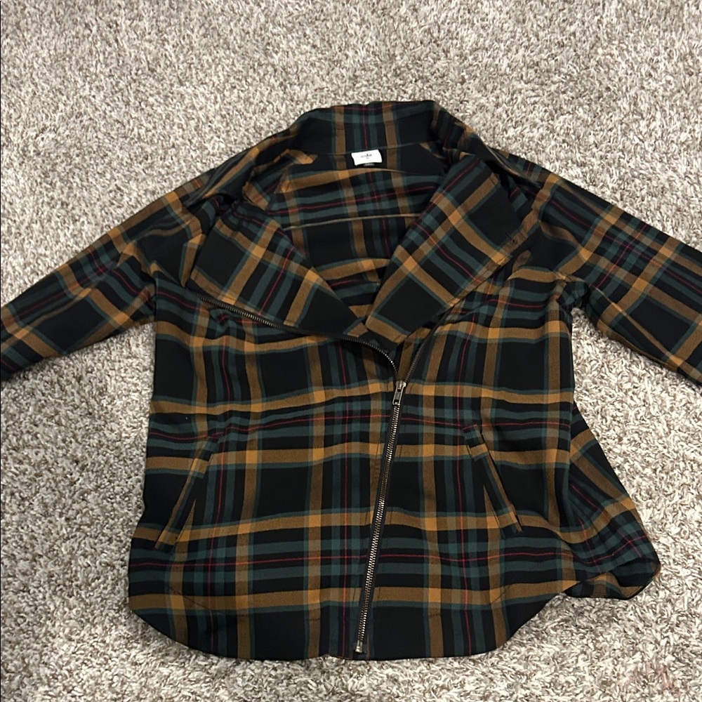 CAbi Multicolor Plaid Jacket